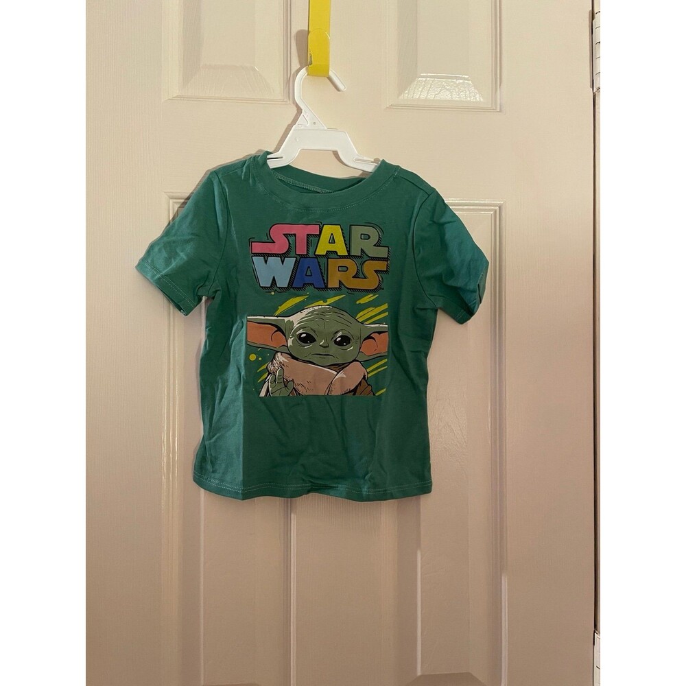Star Wars Grogu Baby Yoda Green T-Shirt NWT 18/24mon